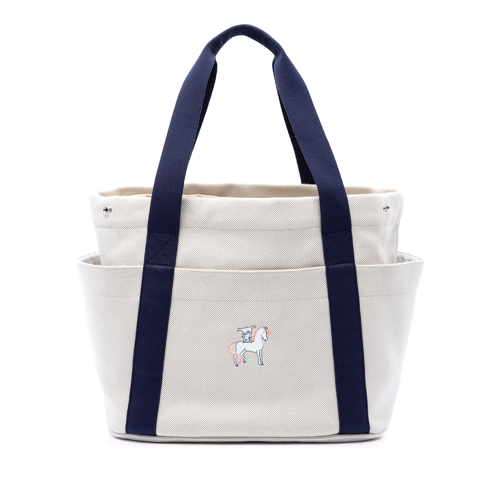 Pre-Loved Hermes Toile Cabriole Nappy Bag
